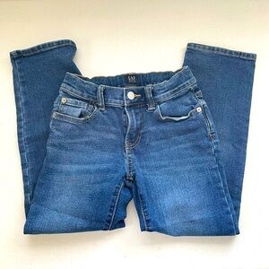 GAP DENIM - Stretch Straight Jeans - 7 - classic blue